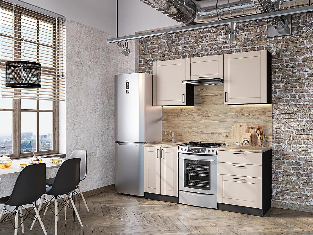 Лофт-05 graphite/cream silk